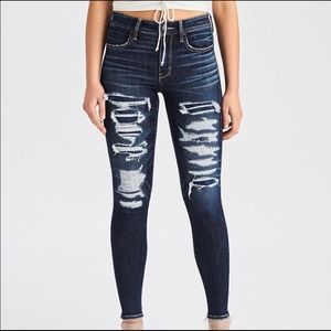 NWT AEO Super Stretch Hi-Rise Jegging Size: 16 Reg